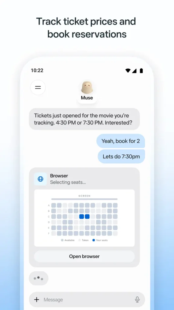 Muse AI APK Download on Google Play — Muse from Meta listing by Meta Platforms Inc